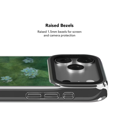 Misty Morning | Deep Green Floral iPhone Case