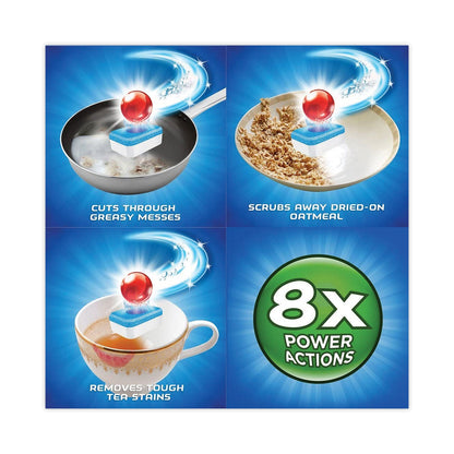 FINISH Powerball Dishwasher Tabs, Fresh Scent, 94/Box, 4 Boxes/Carton
