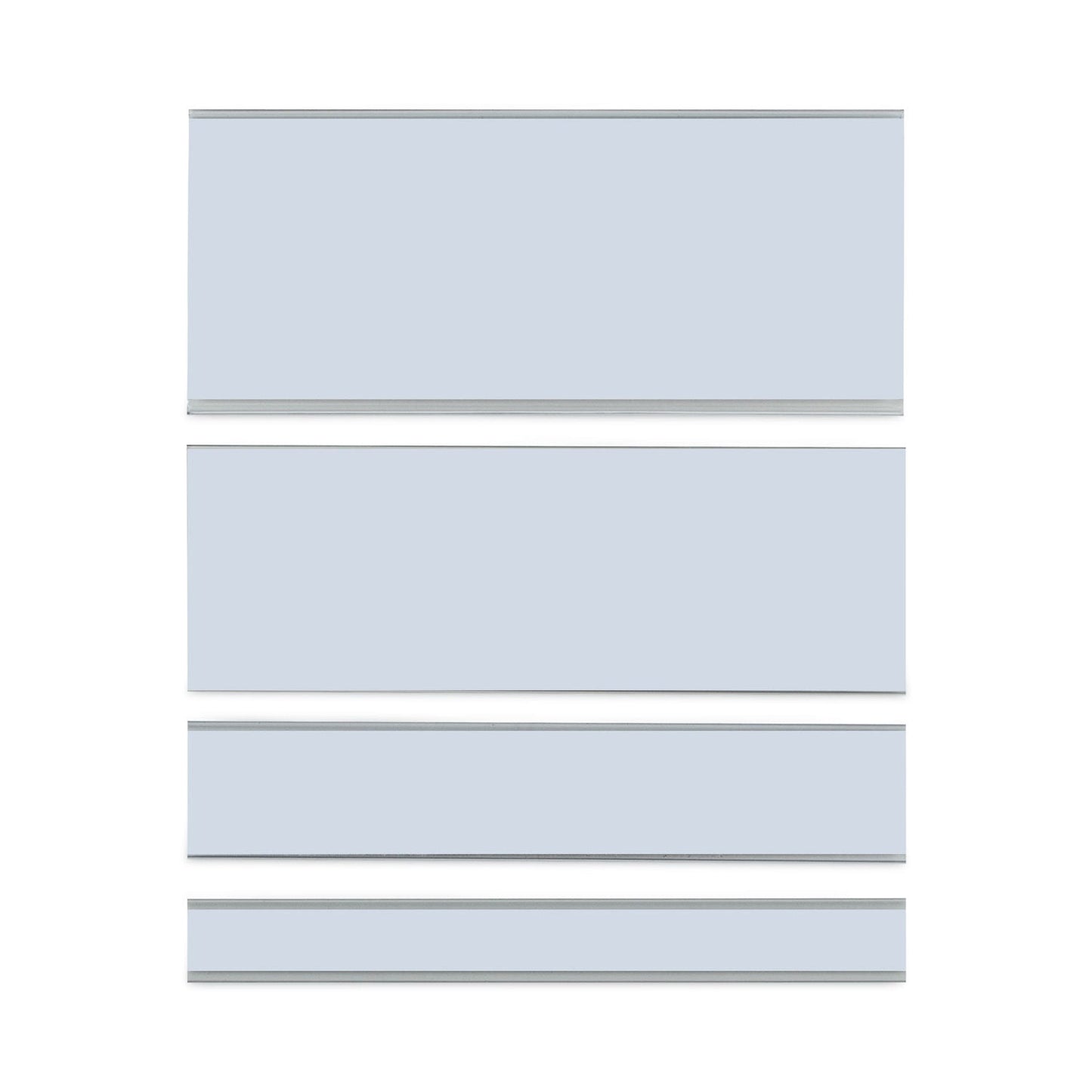 C-Line Clear Magnetic Label Holders, Side Load, 6 x 0.5, 10/Pack