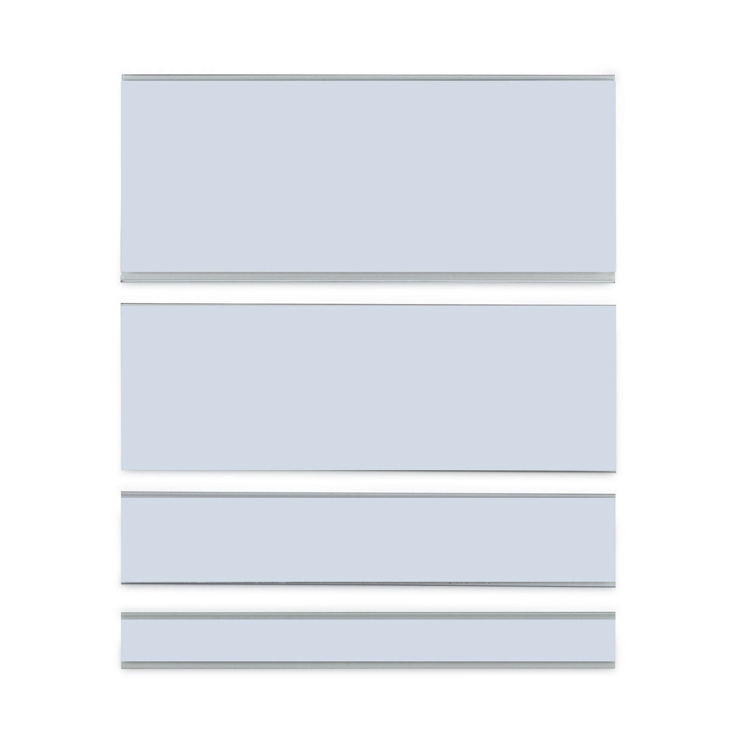 C-Line Clear Magnetic Label Holders, Side Load, 6 x 2, 10/Pack