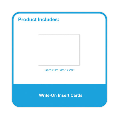 C-Line Self-Adhesive Labeling Pockets, Top Load, 3.75 x 3, Clear, 25/Pack