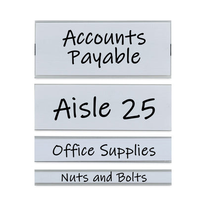 C-Line Clear Magnetic Label Holders, Side Load, 6 x 2.5, 10/Pack