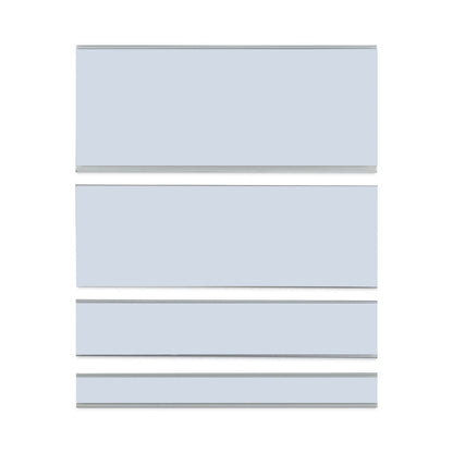 C-Line Clear Magnetic Label Holders, Side Load, 6 x 2.5, 10/Pack