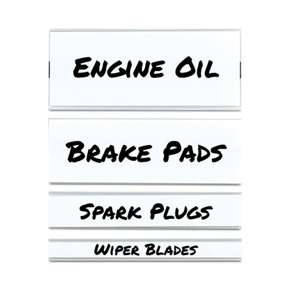 C-Line Clear Magnetic Label Holders, Side Load, 6 x 1, 10/Pack