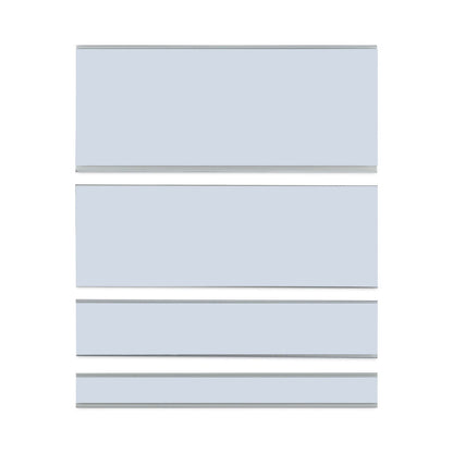C-Line Clear Magnetic Label Holders, Side Load, 6 x 1, 10/Pack