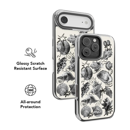 Coastal Curiosities | Seashell Sketch iPhone Case