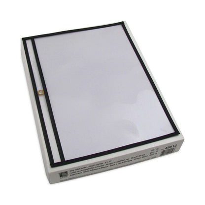 C-Line Shop Ticket Holders, Stitched, Both Sides Clear, 75 Sheets, 12 x 9, 25/Box