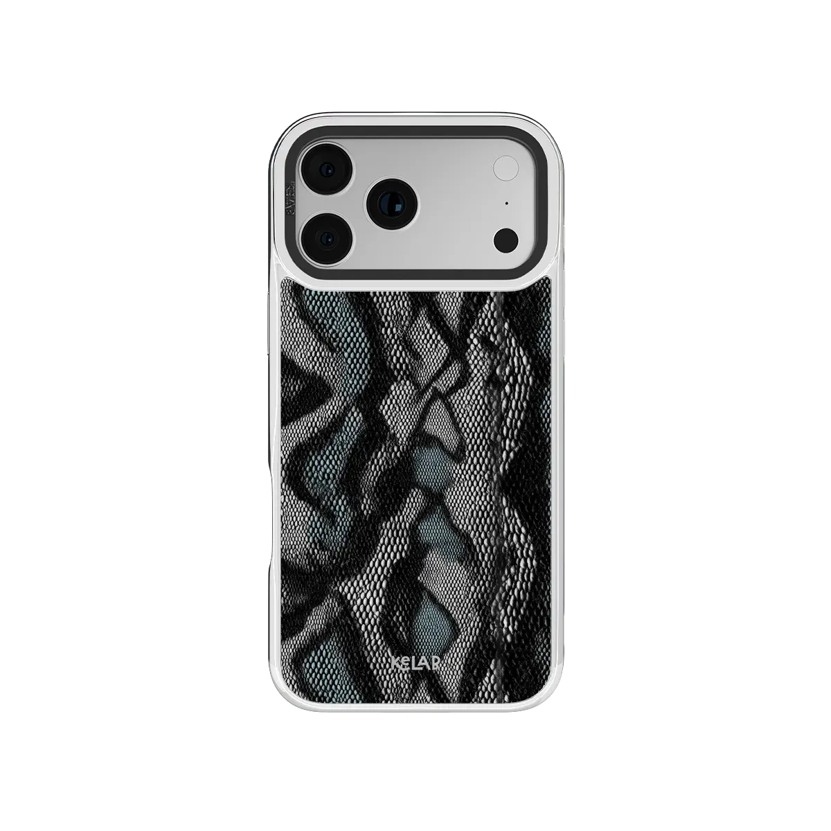 Viper Mesh | Teal Snakeskin Python Print iPhone Case