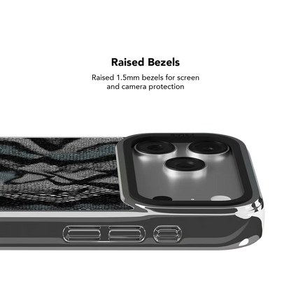 Viper Mesh | Teal Snakeskin Python Print iPhone Case