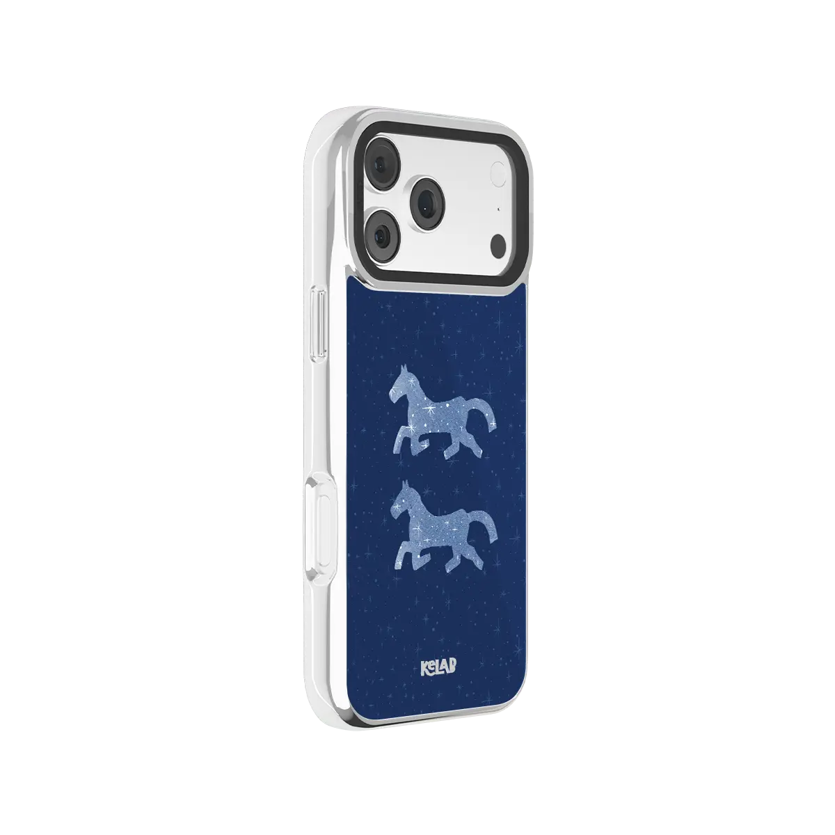 Pegasus Night | Blue Horse iPhone Case