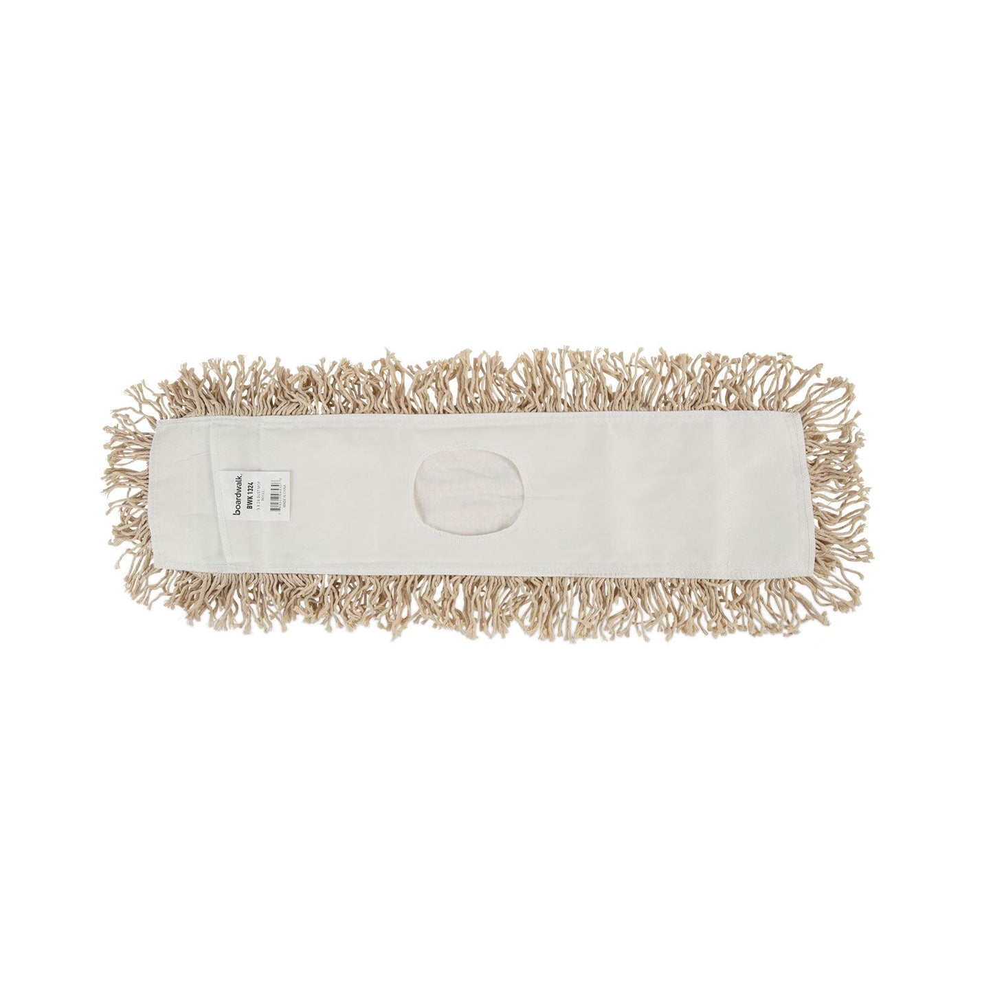 Boardwalk Industrial Dust Mop Head, Hygrade Cotton, 24w x 5d, White