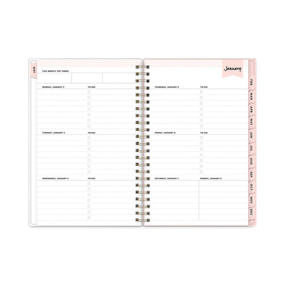 Blue Sky Day Designer Coming Up Roses Create-Your-Own Cover Weekly/Monthly Planner, 8 x 5, 12-Month (Jan to Dec): 2023