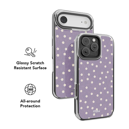 Violet Flora | Purple Daisy iPhone Case