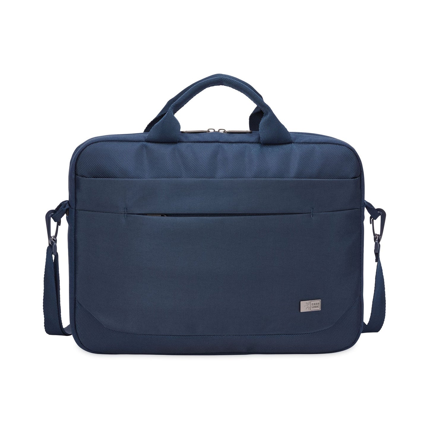 Case Logic Advantage Laptop Attache, Fits Devices Up to 14", Polyester, 14.6 x 2.8 x 13, Dark Blue