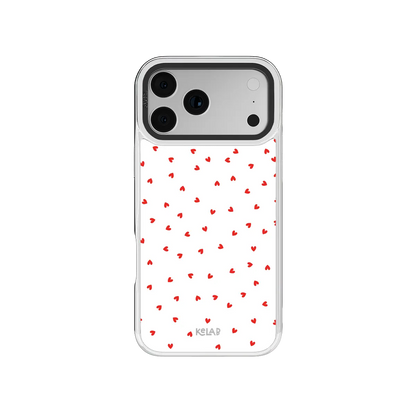 Minimalist Love | Red Heart iPhone Case
