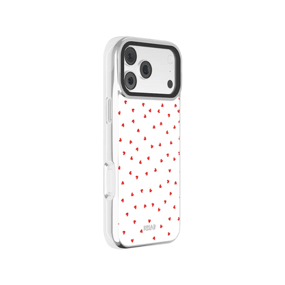 Minimalist Love | Red Heart iPhone Case