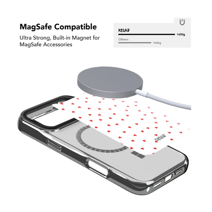 Minimalist Love | Red Heart iPhone Case