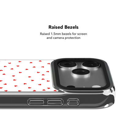 Minimalist Love | Red Heart iPhone Case