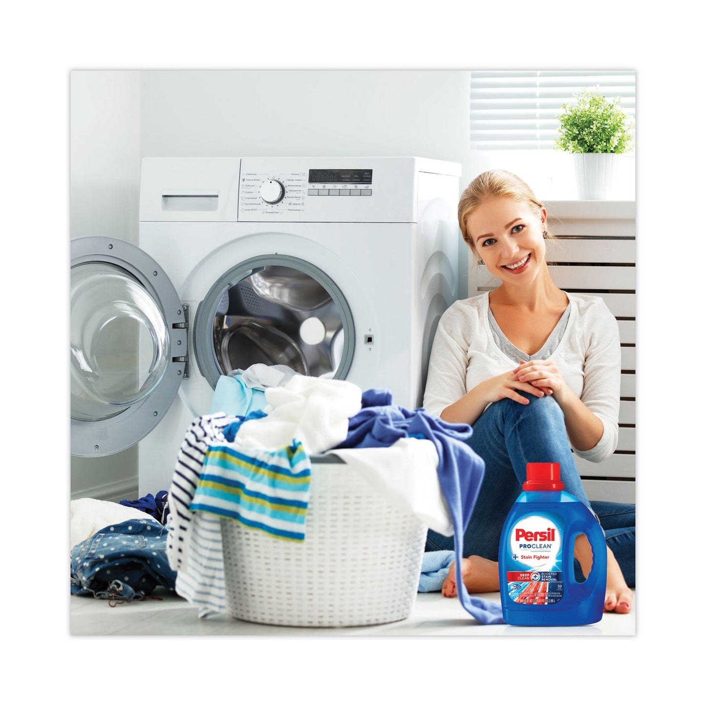 Persil ProClean Power-Liquid 2in1 Laundry Detergent, Fresh Scent, 100 oz Bottle