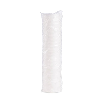Dart Plastic Lids for Foam Containers, Vented, Fits 3.5-6 oz, White, 100/Pack, 10 Packs/Carton