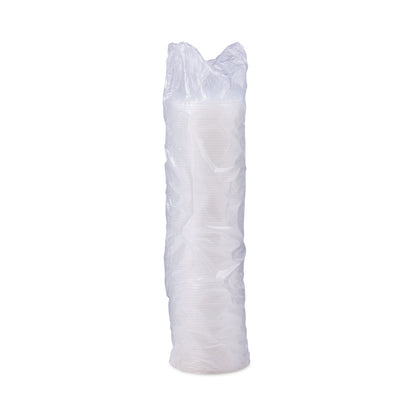 Dart Lift n' Lock Plastic Hot Cup Lids, With Straw Slot, Fits 10 oz to 14 oz Cups, Translucent, 100/Sleeve, 10 Sleeves/Carton