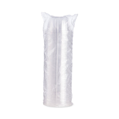 Dart D-T Sundae/Cold Cup Lids, Fits 6, 8, 12 oz Foam Cups, Clear, 50/Pack, 20 Packs/Carton