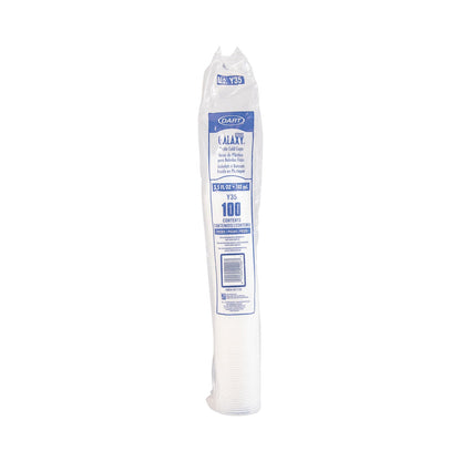 Dart High-Impact Polystyrene Cold Cups, 3.5 oz, Translucent, 100 Cups/Sleeve, 25 Sleeves/Carton
