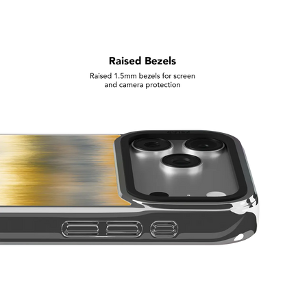 Golden Horizon | Digital Art iPhone Case