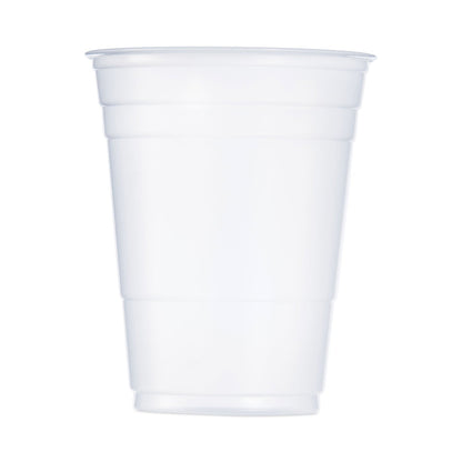 Dart Conex Translucent Plastic Cold Cups, 16 oz, 50/Sleeve, 20 Sleeves/Carton