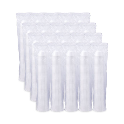 Dart Foam Container, Squat, 6 oz, White, 50/Pack, 20 Packs/Carton
