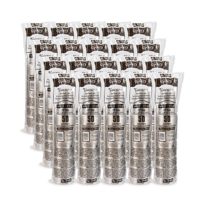 Dart Ultra Clear PET Cups, 16 oz, Squat, 50/Pack