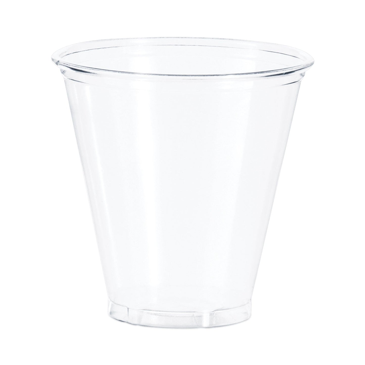 Dart Ultra Clear Cups, 5 oz, PET, 100/Bag, 25 Bags/Carton