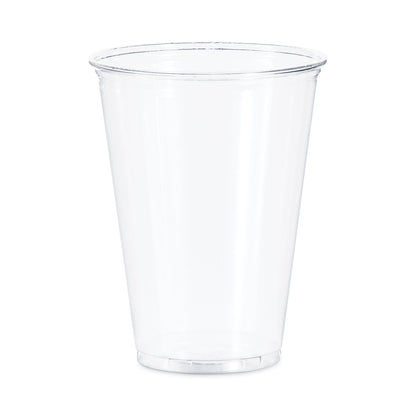 Dart Ultra Clear PET Cups, 10 oz, Tall, 50/Bag, 20 Bags/Carton