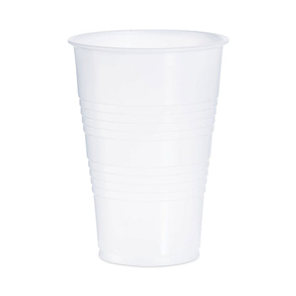 Dart High-Impact Polystyrene Cold Cups, Perfect Pak, 16 oz, Translucent, 500/Carton