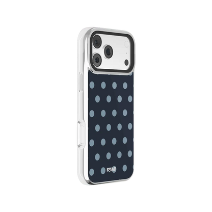 Abyssal Dot | Blue Polka Dot iPhone Case