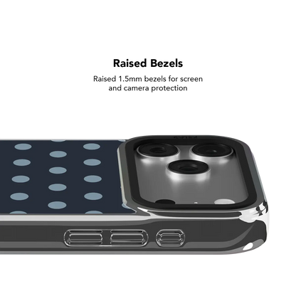 Abyssal Dot | Blue Polka Dot iPhone Case