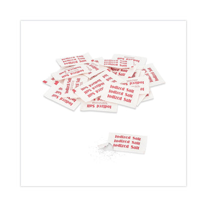 Office Snax Iodized Salt Packets, 0.75 g Packet, 3,000/Box