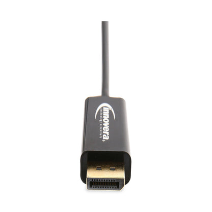 Innovera USB Type-C to DisplayPort Adapter, 6 ft, Black