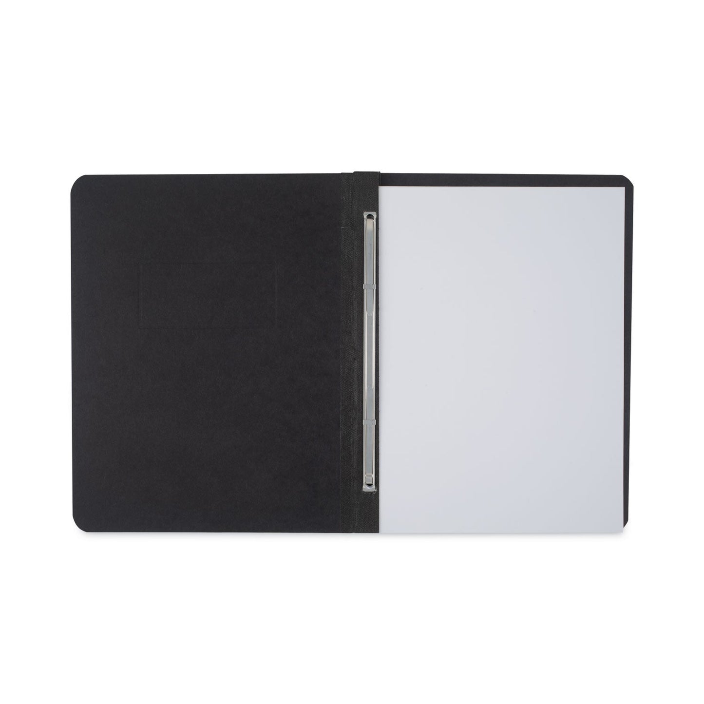 ACCO Pressboard Report Cover with Tyvek Reinforced Hinge, Two-Piece Prong Fastener, 3" Capacity, 8.5 x 11, Black/Black