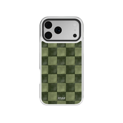Juniper Grid | Green Checkered iPhone Case