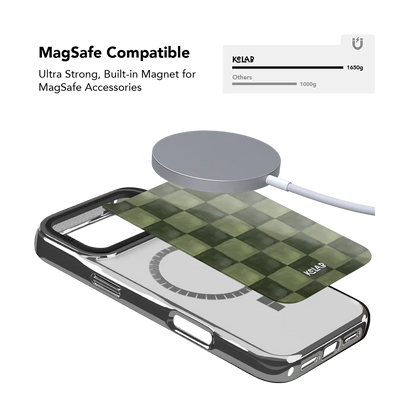 Juniper Grid | Green Checkered iPhone Case