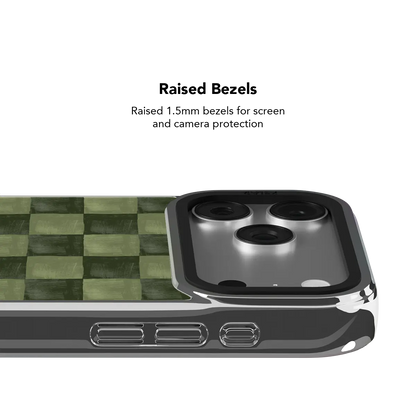 Juniper Grid | Green Checkered iPhone Case
