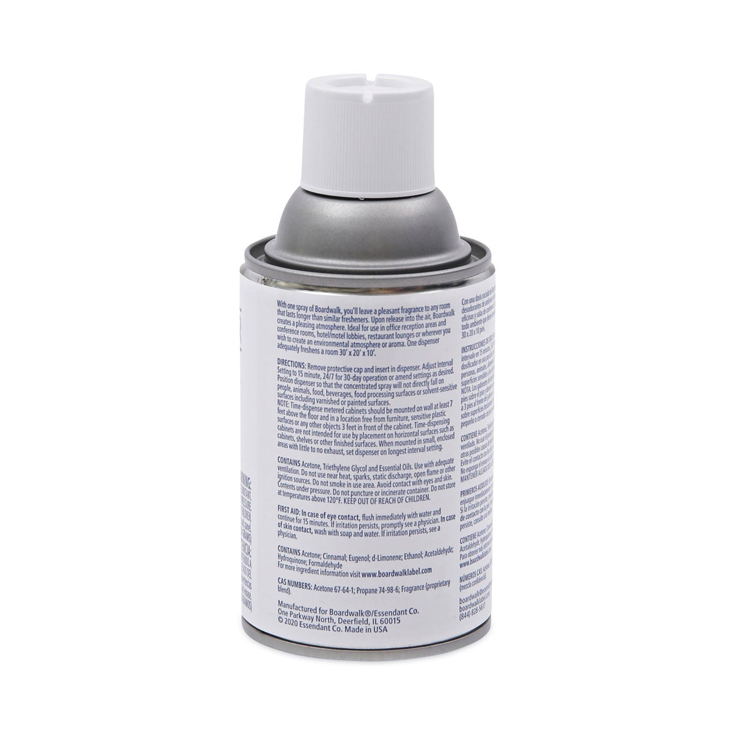 Boardwalk Metered Air Freshener Refill, Cinnamon Sunset, 5.3 oz Aerosol Spray, 12/Carton