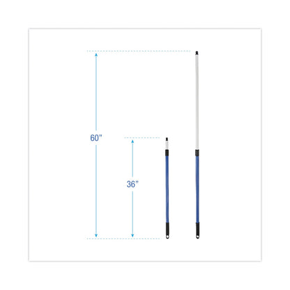 Boardwalk Telescopic Handle for MicroFeather Duster, 36" to 60" Handle, Blue