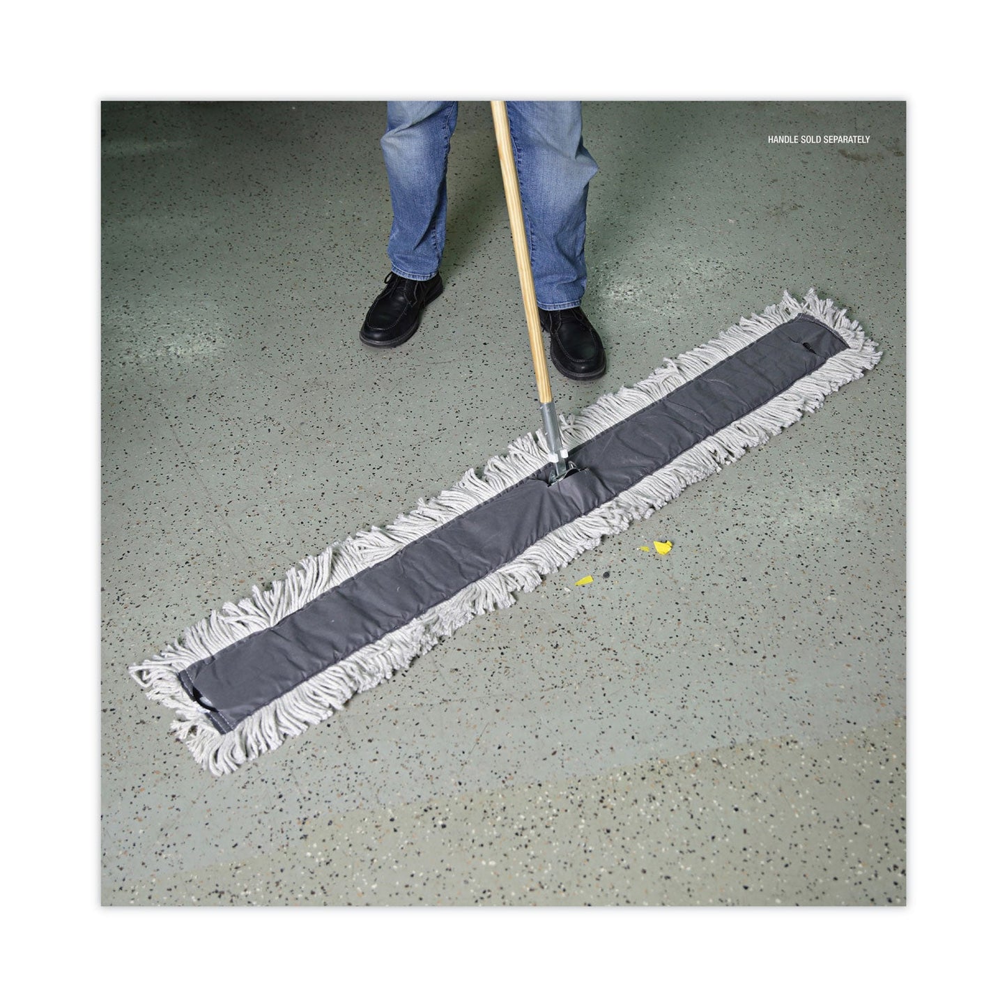 Boardwalk Disposable Dust Mop Head, Cotton, Cut-End, 60w x 5d