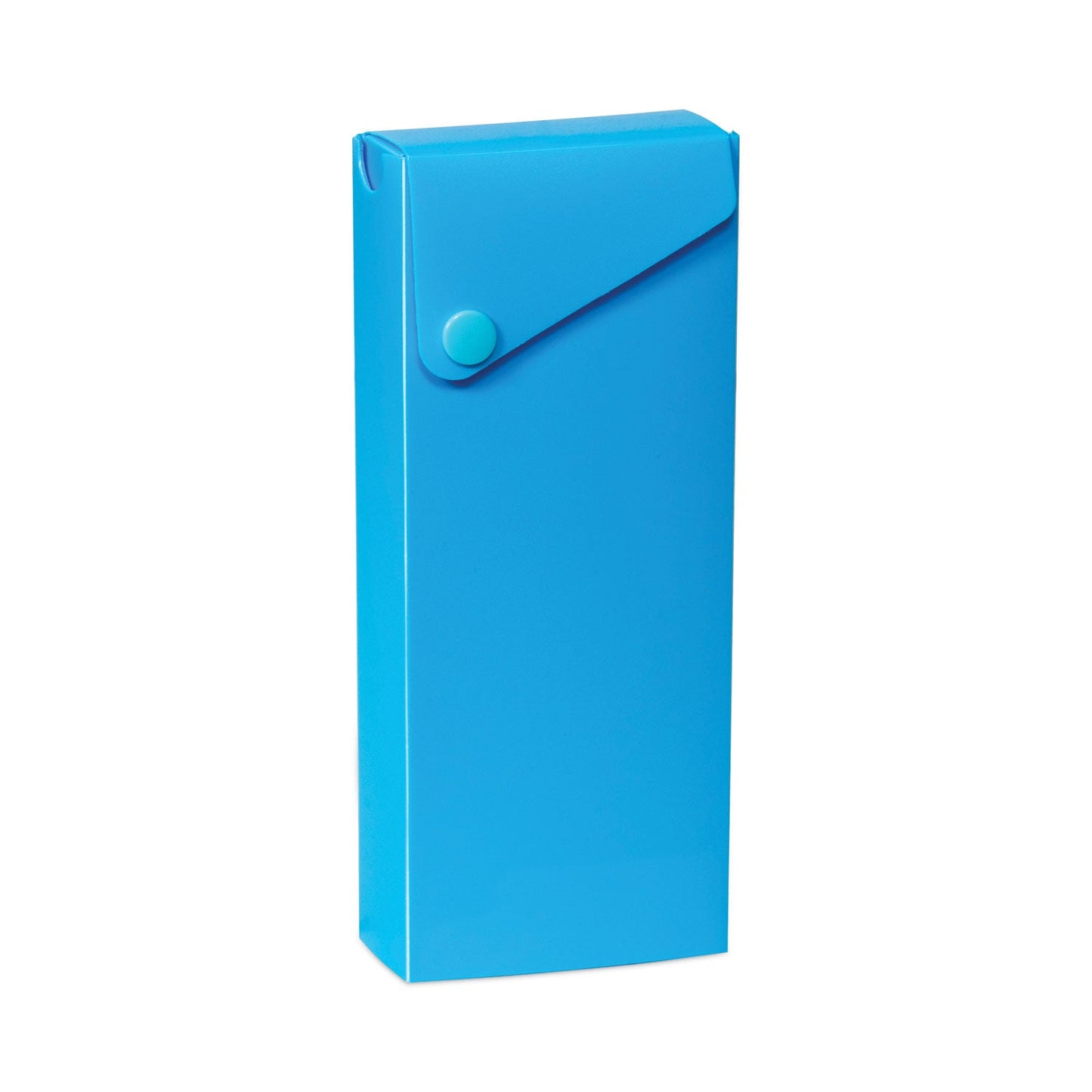 C-Line Slider Pencil Case, 11.43 x 9.5 x 0.6, Sandy Gray, Seafoam Green, Seaside Blue, Sunset Red, Sunny Yellow, 24/Carton