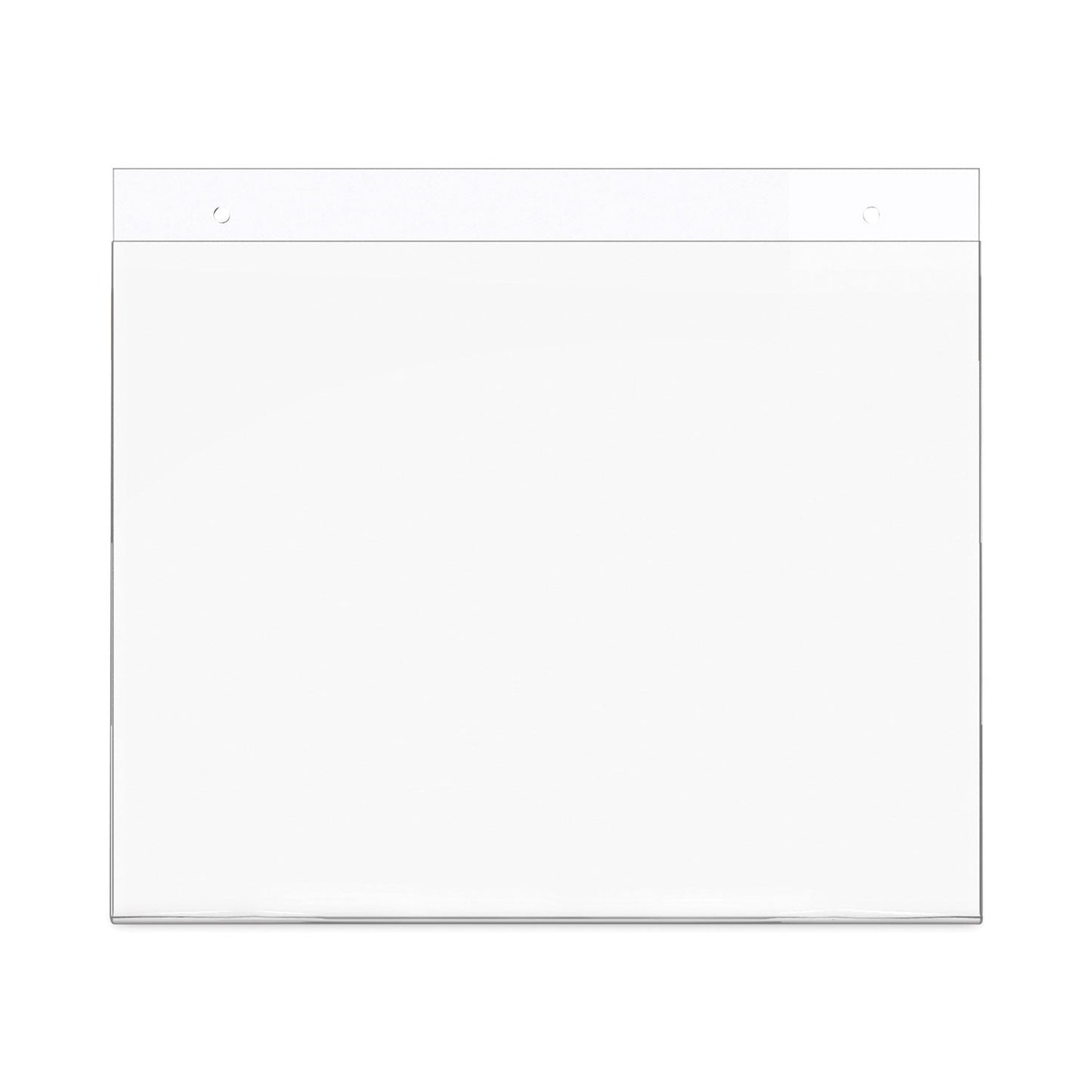 deflecto Classic Image Wall-Mount Sign Holder, Landscape, 11 x 8.5, Clear