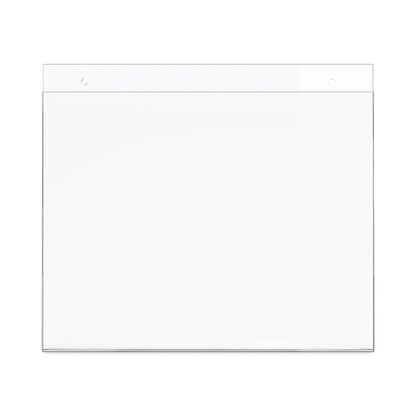 deflecto Classic Image Wall-Mount Sign Holder, Landscape, 11 x 8.5, Clear