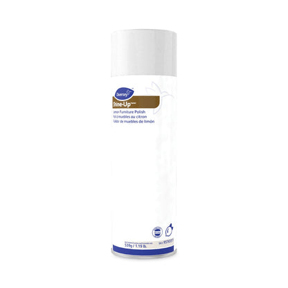 Diversey Shine-Up Furniture Cleaner, Lemon Scent, 13.8 oz  Aerosol Spray, 12/Carton
