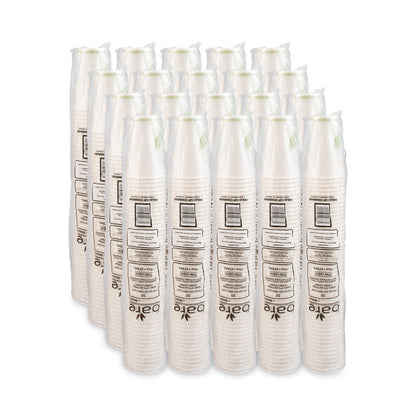 SOLO Bare Eco-Forward Treated Paper Cold Cups, 16 oz, Green/White, 100/Sleeve 10 Sleeves/Carton